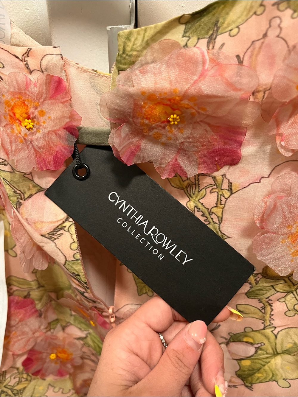 Cynthia Rowley Poppy Pink Silk Mini Dress - Picture 3 of 6